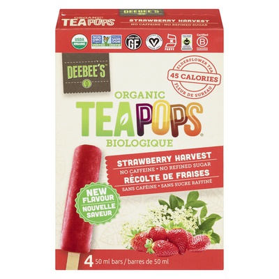 DEEBEES FRUIT POP STRAWBERRY HARVEST