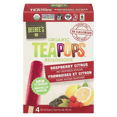 DEEBEES FRUIT POP RASPBERRY CITRUS
