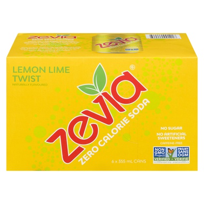 Zevia - Zero Calorie Lemon Lime Twist Soda
