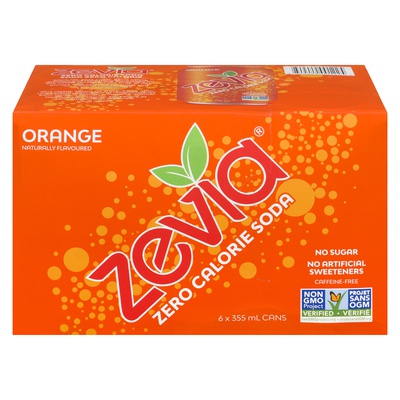 Zevia - Zero Calorie Orange Soda