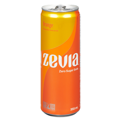 Zevia - Orange Sleek Cans