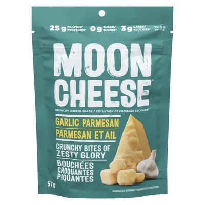 Moon Cheese - Garlic Parmesan Crunch Cheese Snack