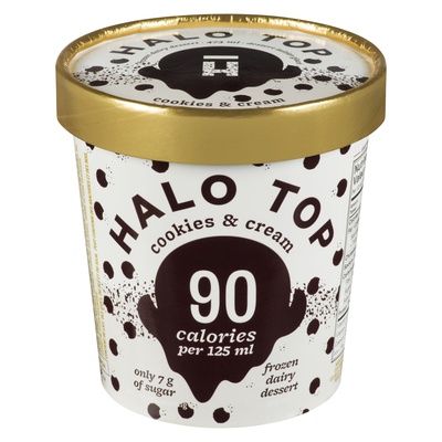HALO TOP COOKIE & CREAM ICE CREA