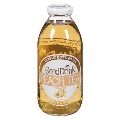 GOOD DRINK PEACH TEA WITH APPLE