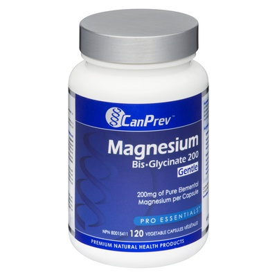 CanPrev - Magnesium Bis-Glycinate 200mg Gentle Formula