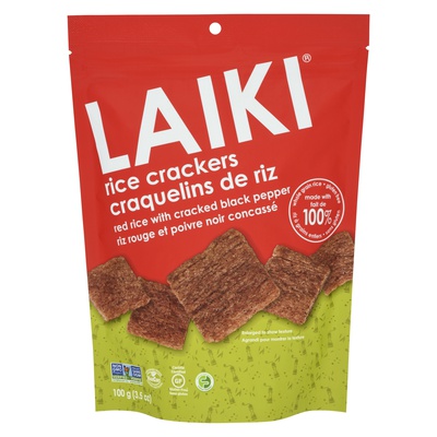 LAIKI RICE CRACKERS RED BLACK PEPPER