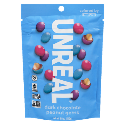 Unreal - Dark Chocolate Peanut Gems