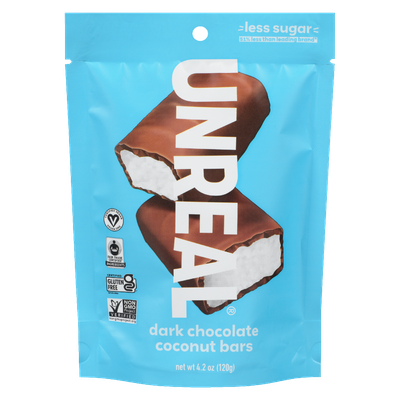 Unreal - Dark Chocolate Coconut Bars
