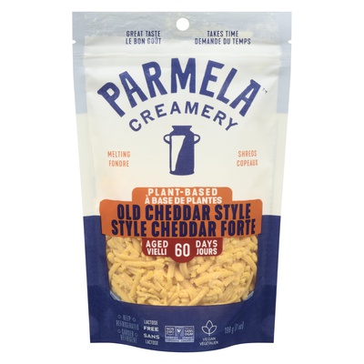 PARMELA CREAMERY VEGAN SHREDDED CHEDDAR
