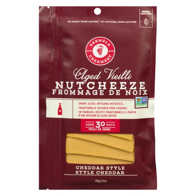 PARMELA CREAMERY VEGAN SLICED SHARP CHED