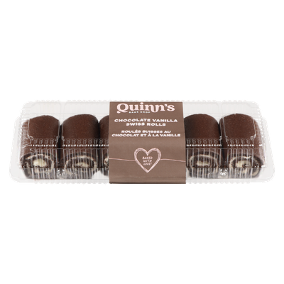 QUINN'S CHOC VNILLA SWSS ROLL