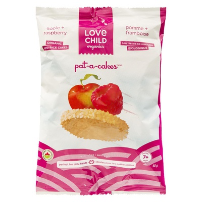 LOVE CHILD APPLE RASPBERRY PAT-A-CAKES