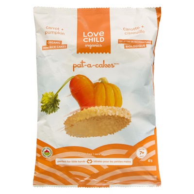 Love Child Organic Baby Food - Pat-A-Cakes Carrot & Pumpkin