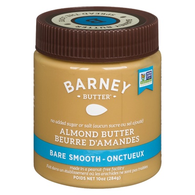 BARNEY SMOOTH ALMOND BUTTER NSA