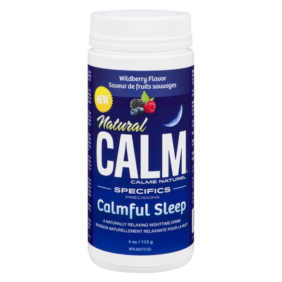 Natural Calm - Wildberry Flavour Natural Calm, Calmful Sleep Powder