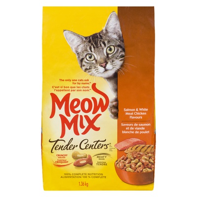 MEOW MIX TENDER CENTERS SALMON