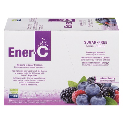 Ener-C -  Sugar Free Mixed Berry Flavoured Drink Mix 30 Packets