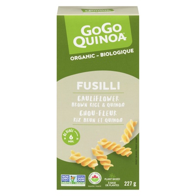 GoGo - Organic Cauliflower and Brown Rice Quinoa Fusilli Pasta