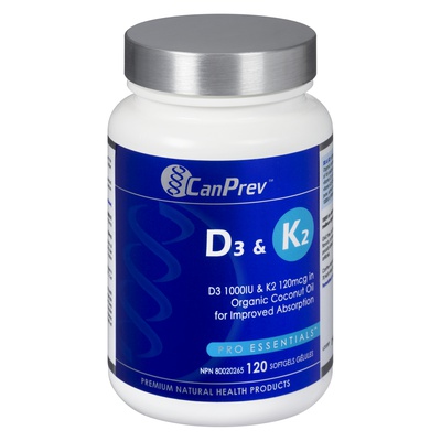 CanPrev - D3 & K2 Softgels