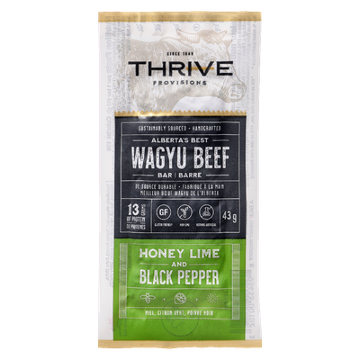 Ranch IV - Thrive Provisions Wagyu Beef Bar Honey Lime & Black Pepper