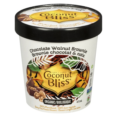 COCONUT BLISS DSSRT- CHOC WALNUT BROWNIE