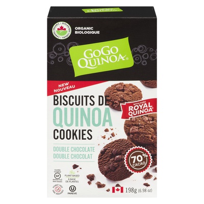 GOGO QUINOA COOKIES DBL CHOCOLATE CHIP