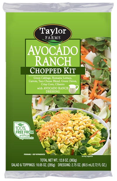 TAYLOR FARMS CHOPPED SALAD AVOCADO RANCH
