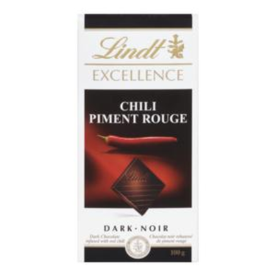 Lindt - Excellence Dark Chocolate with Chili Bar