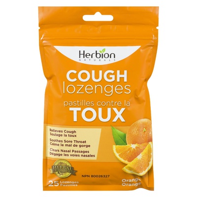 Herbion - Orange Cough Lozenges