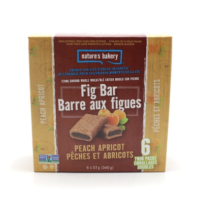 NATURE'S BAKERY FIG BARS PEACH