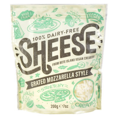 Sheese - Grated Vegan Mozzarella Style Shreds