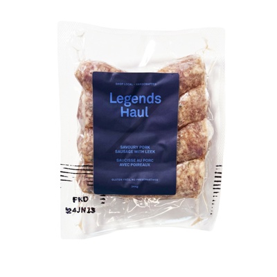 Legends Haul - Savoury Pork with Leek Sausage