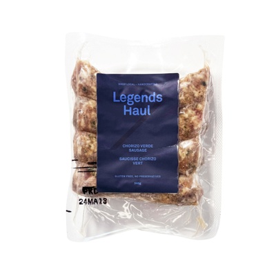 Legends Haul - Chorizo Verde Sausage