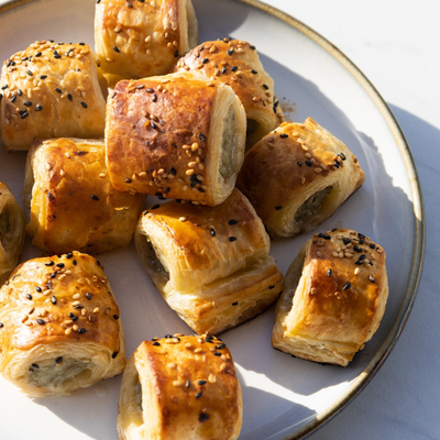 Essentials by Legends - Pork & Leek Sausage Roll Bites