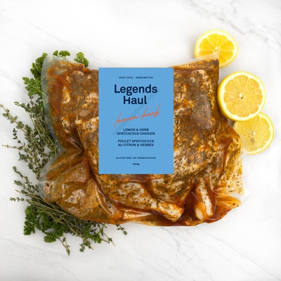 Legends Haul - Lemon & Herb Spatchcocked Chicken