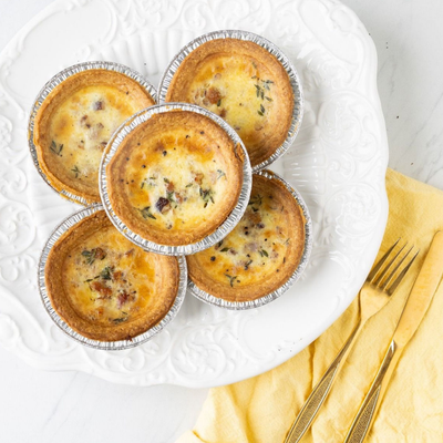 Essentials by Legends - Bacon & Thyme Mini Quiches