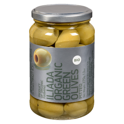 Illiada - Organic Pitted Green Olives