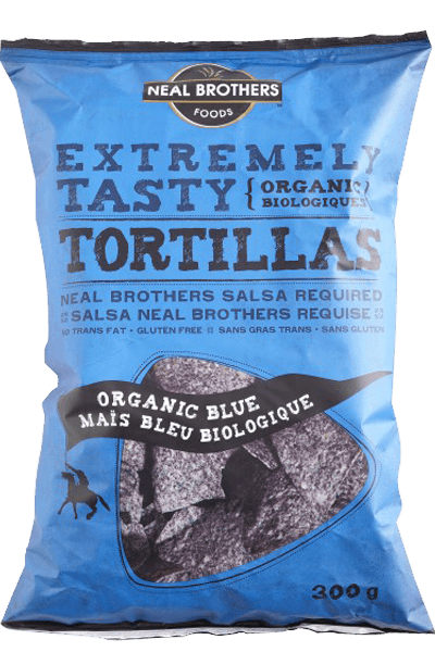 NEAL BROTHERS ORG. BLUE TORTILLA CHIP