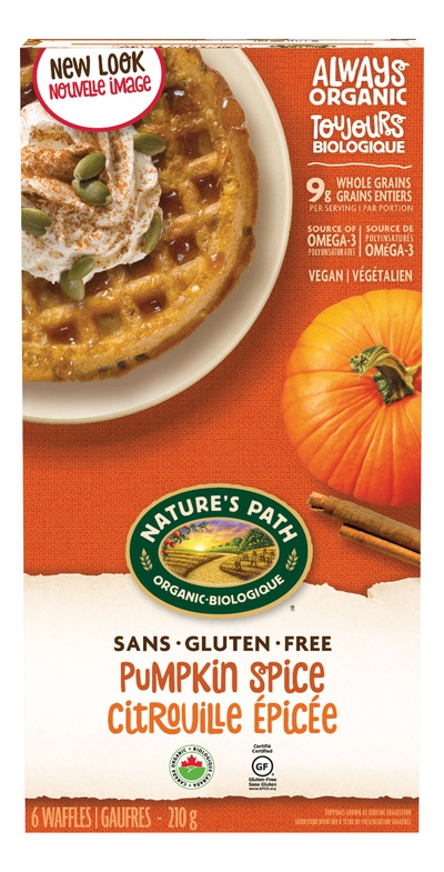 Nature's Path Waffles - Pumpkin Spice