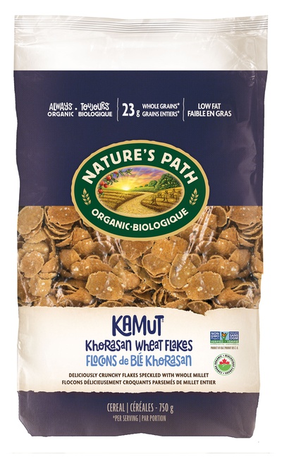 Nature's Path - Organic Khorasan Wheat Flakes with Millet Cereal