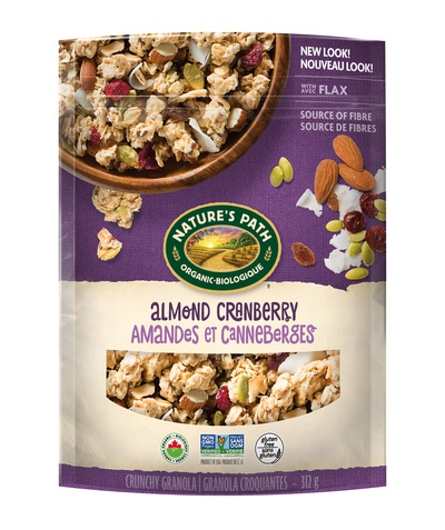 NATURE'S PATH GRANOLA ALMOND CRANBERRY
