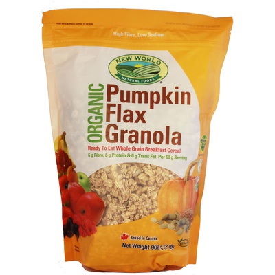 New World -  Organic Pumpkin Flax Granola