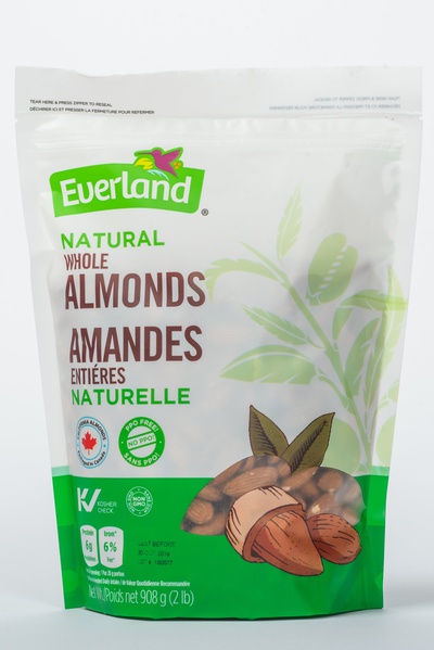 EVERLAND WHOLE NATURAL ALMONDS