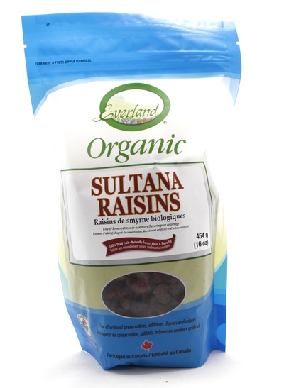 Everland - Organic Sultana Raisins