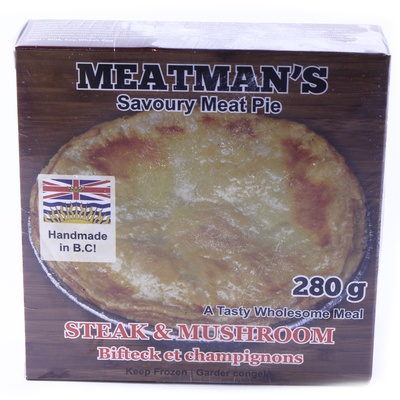 MEATMAN'S STEAK/MUSHROOM PIE