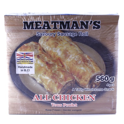 MEATMAN'S CHICK. SAUSAGE ROLL