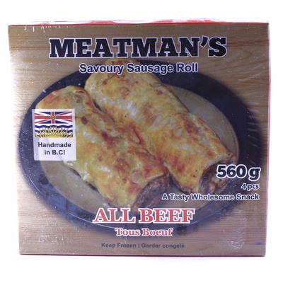 MEATMAN'S BEEF SAUSAGE ROL