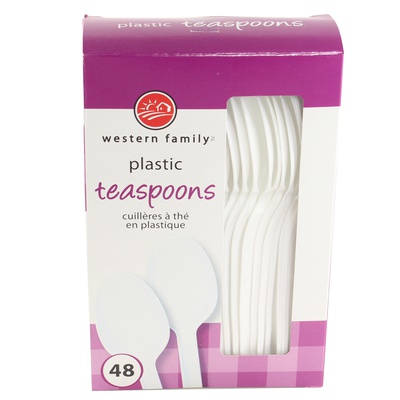 WESTERN FAMILY PLASTIC SPOONS