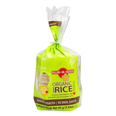 Plumm Good - Whole Grain Unsalted Rice Thins