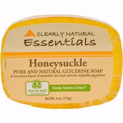 Clearly Natural - Essentials Honeysuckle Glycerin Bar Soap
